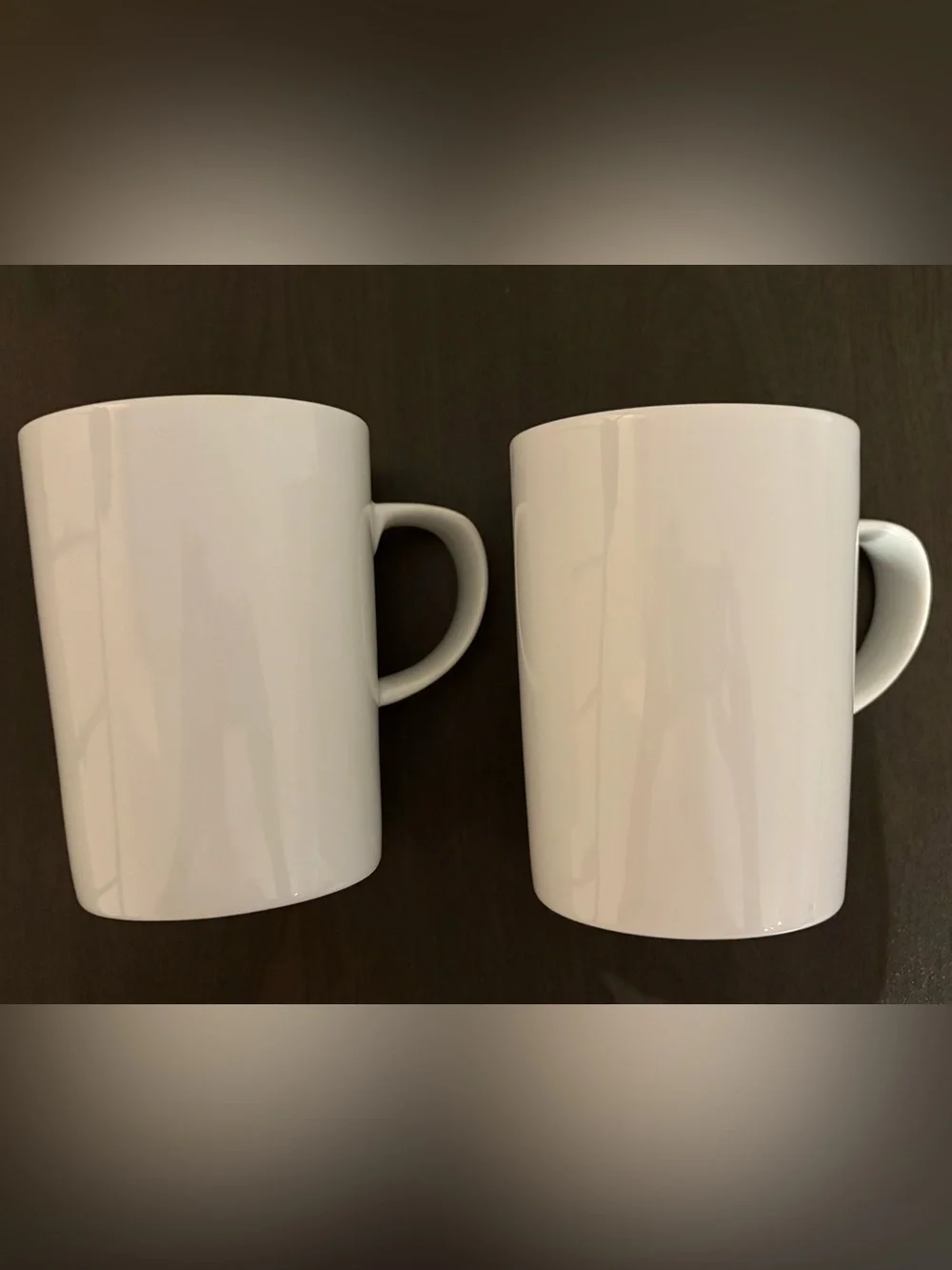 Crate and Barrel Verge 18 oz. Latte Mug Duo - Set of 2 Classic Mugs